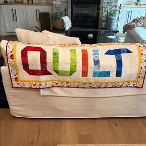 Colorful Patchwork “Quilt” Quilt Banner
